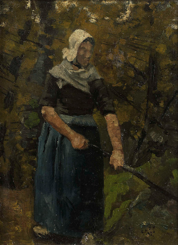 richard-roland-holst-1890-a-peasant-woman-with-a-stick-art-print-fine-art-reproduction-wall-art-id-a197695hs