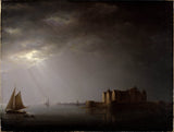 carl-johan-fahlcrantz-1835-kalmar-castle-by-moonlight-art-print-fine-art-reproduction-wall-art-id-a1a91s4yf