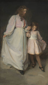cecilia-beaux-1898-dorothea-and-francesca-art-print-fine-art-reproduction-wall-art-id-a1aa1g1z3
