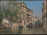 馬丁-里科-y-奧爾特加-1875-威尼斯運河藝術印刷品美術複製品牆藝術 id-a1bl5j3kc