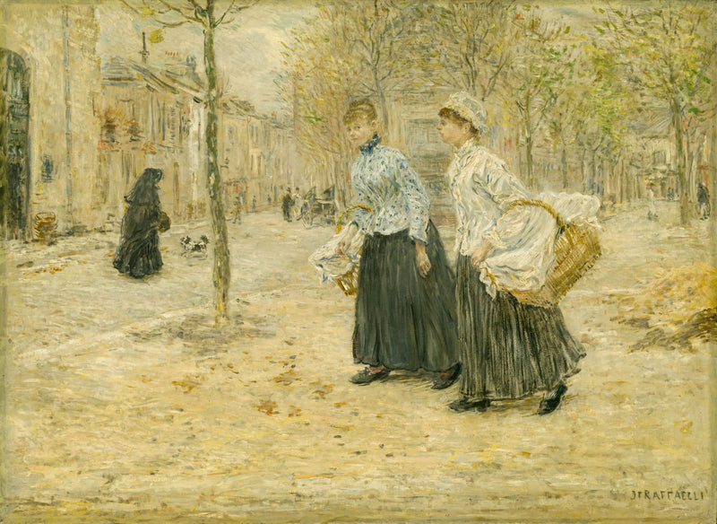 jean-francois-rafaelli-1895-two-washerwomen-crossing-a-small-park-in-paris-art-print-fine-art-reproduction-wall-art-id-a1c3p6mix