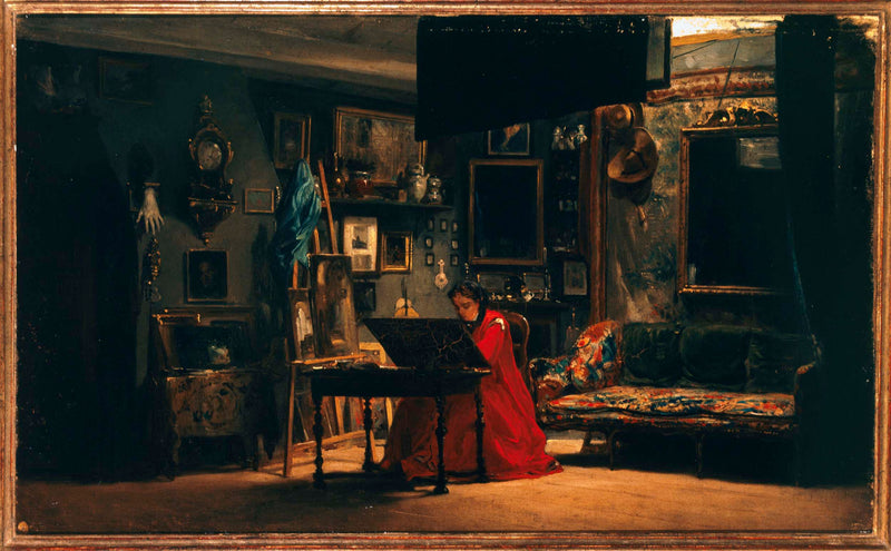 charles-giraud-1860-princess-mathilde-1820-1904-in-his-studio-rue-de-courcelles-art-print-fine-art-reproduction-wall-art