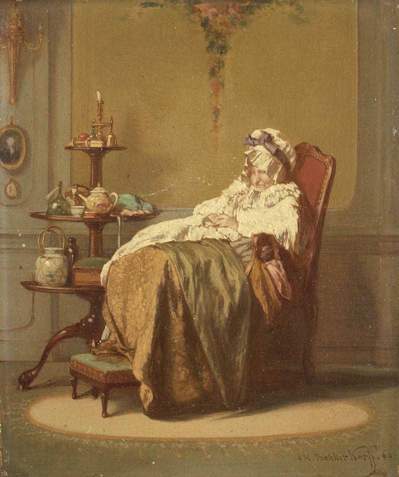 alexander-hugo-bakker-korff-1866-taking-a-nap-art-print-fine-art-reproduction-wall-art-id-a1d0oy053