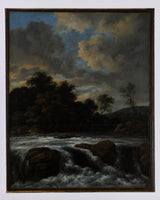 jacob-van-ruisdael-1665-景观与瀑布的艺术打印精美的艺术再现墙艺术-id-a1do9xfh0