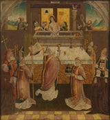 onbekend-1500-massa-van-Saint-Gregorius-kunstprint-kunst-reproductie-muurkunst-id-a1e967ska