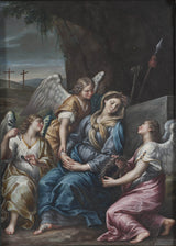 洛倫佐-格拉米西亞-1764-處女在墓前哀悼-藝術印刷-精美藝術複製品-牆藝術-id-a1efic9gh
