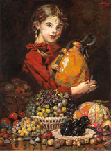 馬丁·蒙尼肯丹-1914-莫娜·羅莎·水果畫家的女兒-藝術印刷品-精美藝術-複製品-牆藝術-id-a1ehhmgdn