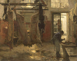 Wilem-bastiaan-tholen-1880-slaughterhouse-art-print-fine-art-reproduction-wall-art-id-a1eu5af1a