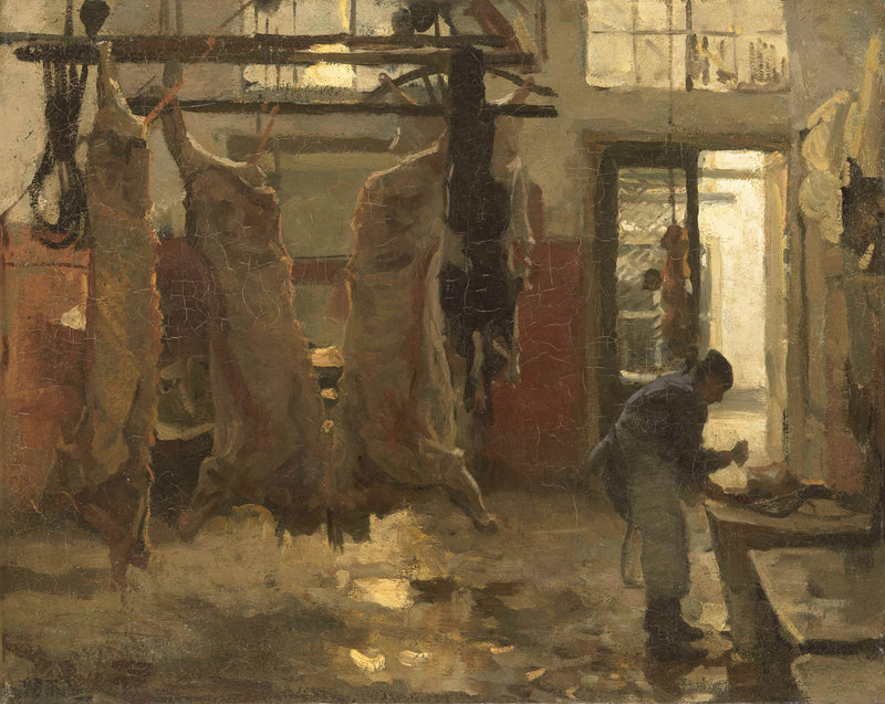 willem-bastiaan-tholen-1880-slaughterhouse-art-print-fine-art-reproduction-wall-art-id-a1eu5af1a