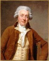 米歇尔-马丁-drolling-1785-克劳德-尼古拉斯-勒杜的肖像-1736-1806-建筑师-艺术-印刷-美术-复制-墙壁艺术