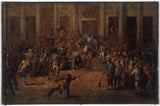 jean-baptiste-lallemand-1784-ny-fahafatesan'i-flesselles-provost-eo anoloan'ny lapan'ny tanàna-ny-14-jolay-1789-ankehitriny-faritra-4-art-print-fine-art- reproduction-wall-art
