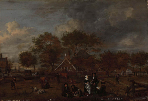 jan-pietersz-opperdoes-1650-farmstead-with-the-gentleman-farmer-and-his-wife-and-the-art-print-fine-art-reproduction-wall-art-id-a1gpbhwh4