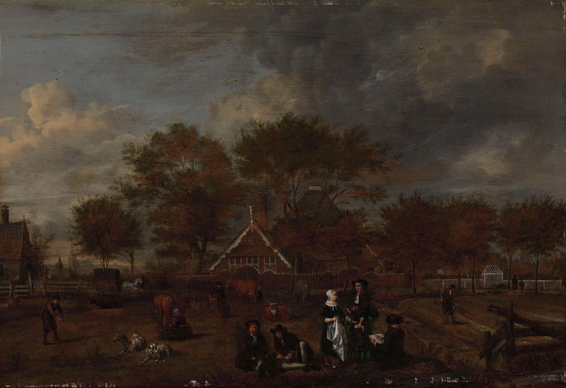jan-pietersz-opperdoes-1650-farmstead-with-the-gentleman-farmer-and-his-wife-and-the-art-print-fine-art-reproduction-wall-art-id-a1gpbhwh4