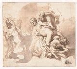 彼得·保羅·魯本斯-1608-寶石與半人馬之間的戰鬥-藝術印刷品-美術複製品-牆藝術-id-a1gw6wva0