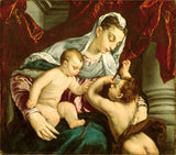 jacopo-bassano-1565-bakirə-və-uşaq-gənc-müqəddəs-John-the-baptist-art-print-incəsənət-reproduksiya-divar-art-id-a1hn3uu4x