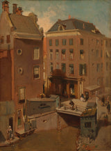 charles-rochussen-1855-l'osjessluis-près-de-kalverstraat-à-amsterdam-art-print-fine-art-reproduction-wall-art-id-a1ho87ljo