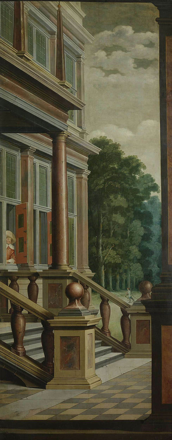 dirck-van-delen-1630-a-seven-part-decorative-sequence-an-outdoor-stairway-art-print-fine-art-reproduction-wall-art-id-a1hpeizas