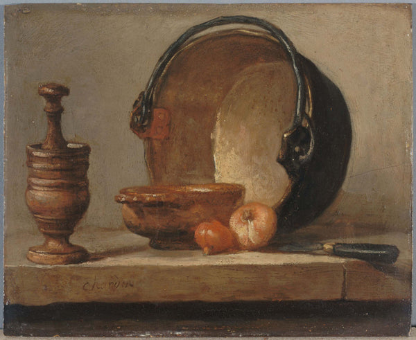 jean-simeon-chardin-1735-still-life-in-a-copper-cauldron-art-print-fine-art-reproduction-wall-art