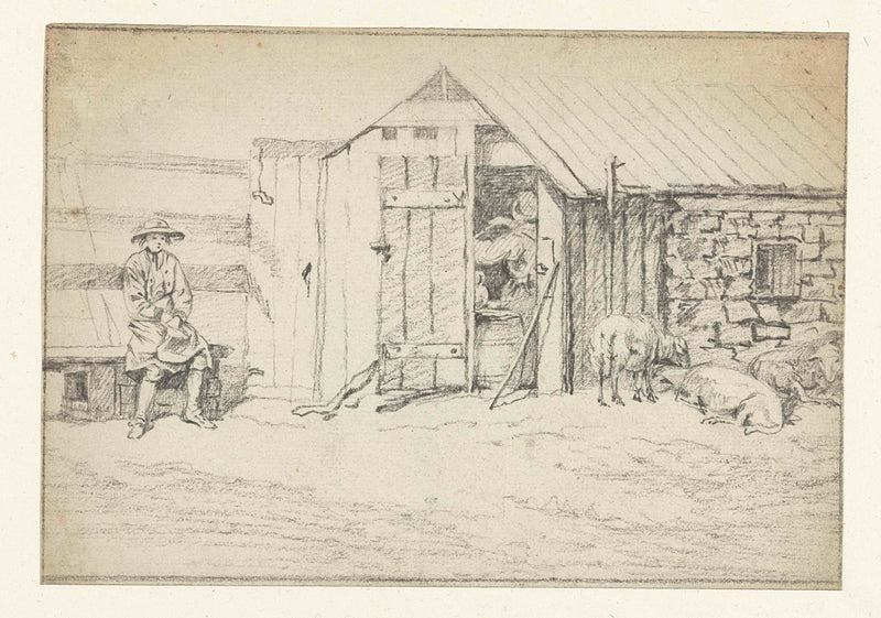 unknown-1775-young-man-on-a-bench-at-a-farm-house-art-print-fine-art-reproduction-wall-art-id-a1ifmtksq