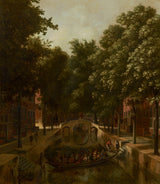 job-adriaensz-berckheyde-1666-vaade-Hollandi-kanalile-võimalikult-oudegracht-Haarlemis-art-print-fine-art-reproduction-wall-art-id-a1j3v9rkm