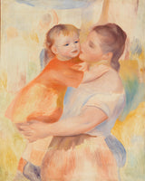 Pierre-Auguste-Renoir-1886-Washer-woman-un-the-laundress-and-child-art-print-fine-art-reproduction-wall-art-id-a1k3uj568