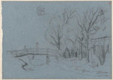 Jozef-Israels-1834-Most a-stromy-at-home-art-print-fine-art-reprodukčnej-wall-art-id-a1l75fcpo