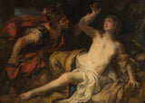 约翰·迈克尔·罗特迈尔1692-塔基尼乌斯和卢克蒂亚艺术印刷品精美的艺术复制品墙艺术ida1m22uy00
