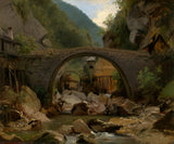 西奥多·卢梭1830-奥弗涅艺术印刷品中的山间溪流-精细艺术复制品-墙-艺术-id-a1m8stuw3