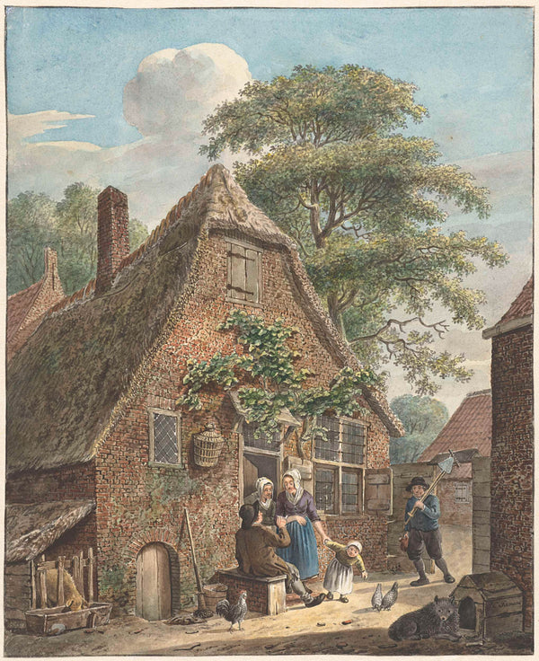 johannes-christiaan-janson-1773-family-of-a-farmhouse-art-print-fine-art-reproduction-wall-art-id-a1mqr223u