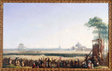anonym-1846-dag-mai-10-1852-champ-de-mars-fordelingen-av-ørn-og-velsignelse-flagg-nåværende-7. arrondissement-kunsttrykk-kunst-reproduksjonsvegg- Kunst