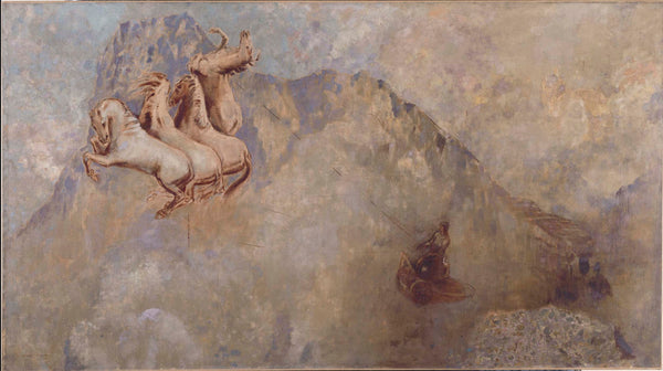 odilon-redon-1910-the-chariot-of-the-sun-art-print-fine-art-reproduction-wall-art