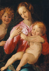 Agnolo-Bronzino-1530-szűz-és gyermek-with-the-fiatal-Saint-John, a baptista-art-print-fine-art-reprodukció fal-art-id-a1q4l7njn