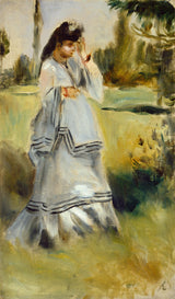 ピエール・オーギュスト・ルノワール-1866-公園の女性-アートプリント-ファインアート-複製-ウォールアート-id-a1q4vsvdu
