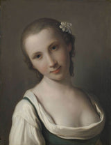 pietro-rotari-1756，年轻的女人，艺术印刷精美的艺术复制品，墙，艺术，id，a1rc5orty