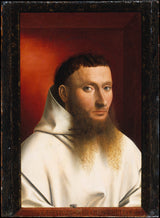 petrus-christus-1446-porträtt-av-en-kartusian-konsttryck-fin-konst-reproduktion-väggkonst-id-a1re0449u