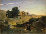 camille-Corot-1835-Hagar-in-the-ørkenen-art-print-fine-art-gjengivelse-vegg-art-id-a1s3b9qgj