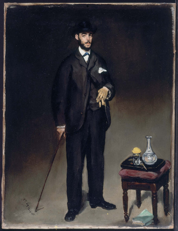 edouard-manet-1868-portrait-of-theodore-duret-art-print-fine-art-reproduction-wall-art