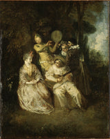 Antoine-Watteau-the-italiensk-serenade-art-print-fine-art-gjengivelse-vegg-art-id-a1srv6i5j