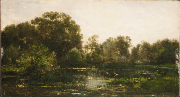 charles-francois-daubigny-1864-a-river-landscape-with-storks-art-print-fine-art-reproduction-wall-art-id-a1swvxfrw