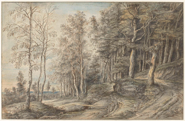 lucas-van-uden-1605-boslandschap-art-print-fine-art-reproduction-wall-art-id-a1tezn8mc