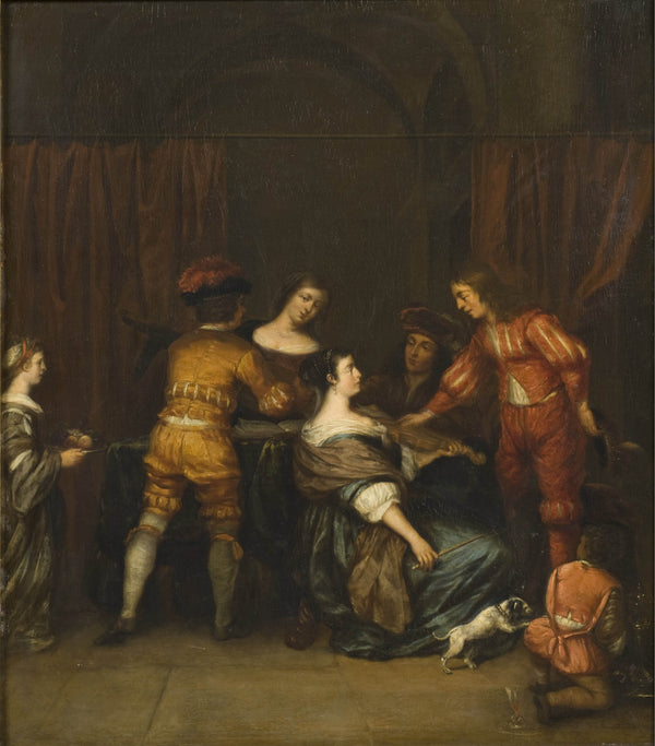 jan-verkolje-company-making-music-art-print-fine-art-reproduction-wall-art-id-a1tfae6cl