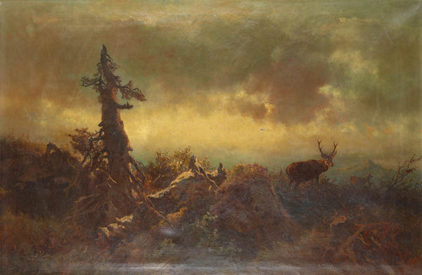 anton-schrodl-1885-plateau-with-deer-art-print-fine-art-reproduction-wall-art-id-a1thxtce9