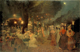 ludovic-vallee-1902-hagen-bullieren-natt-kunsttrykk-fin-kunst-reproduksjon-veggkunst