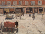 詹姆斯·威爾遜·莫里斯-1905-雪景藝術印刷-美術複製品-牆藝術-id-a1uvyiquy