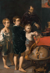 тхомас-де-кеисер-1622-портрет-троје деце и човека-уметност-штампа-ликовна-репродукција-зид-уметност-ид-а1в9и2бкв