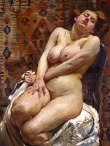 洛維斯科林斯-1911-娜娜-女性-裸體藝術印刷-精美藝術複製品牆藝術 id-a1vrh1qhx