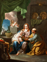 丹尼爾-格蘭-1747-神聖家族藝術印刷精美藝術複製品牆藝術 id-a1vt459xb