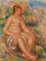 Pierre-Auguste-Renoir-1918-kupačica-Baigneuse-umjetnost-print-likovna-reprodukcija-zid-umjetnost-id-a1vxg81g5