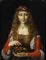 marco-doggiono-1491-女孩與櫻桃-藝術印刷-精美藝術複製品-牆藝術-id-a1w33mty5