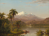 弗雷德里克·埃德温·丘奇1854-塔马卡棕榈艺术印刷精美的艺术复制品墙艺术ID-a1x180srm
